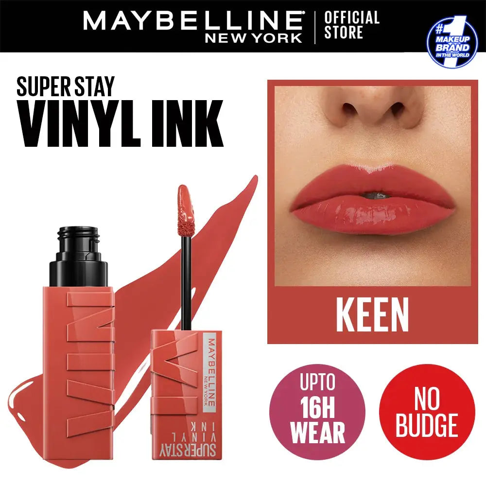 Original Maybelline Super Stay Vinyl Ink Liquid Lipstick - 125 Golden Maybelline