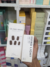 Gel Nail Wraps & Hand Light Set Cosmia.pk