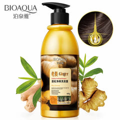 Bioaqua Plant Extract Fluffy and Refreshing Ginger Shampoo - 400g Bioaqua