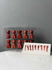 Color Castle 10 Pcs Matte Bear Lip Gloss Set | Cute Moisturizing Lip Gloss Collection Color Castle