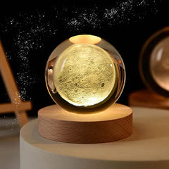 3D Galaxy Crystal Ball Night Light Cosmia.pk