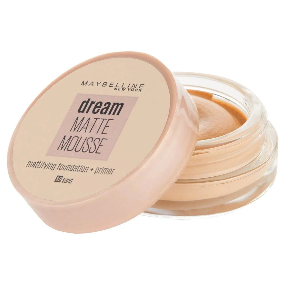 Maybelline Foundation + Primer Dream Matte Mousse - 18ml (ORIGINAL) Maybelline