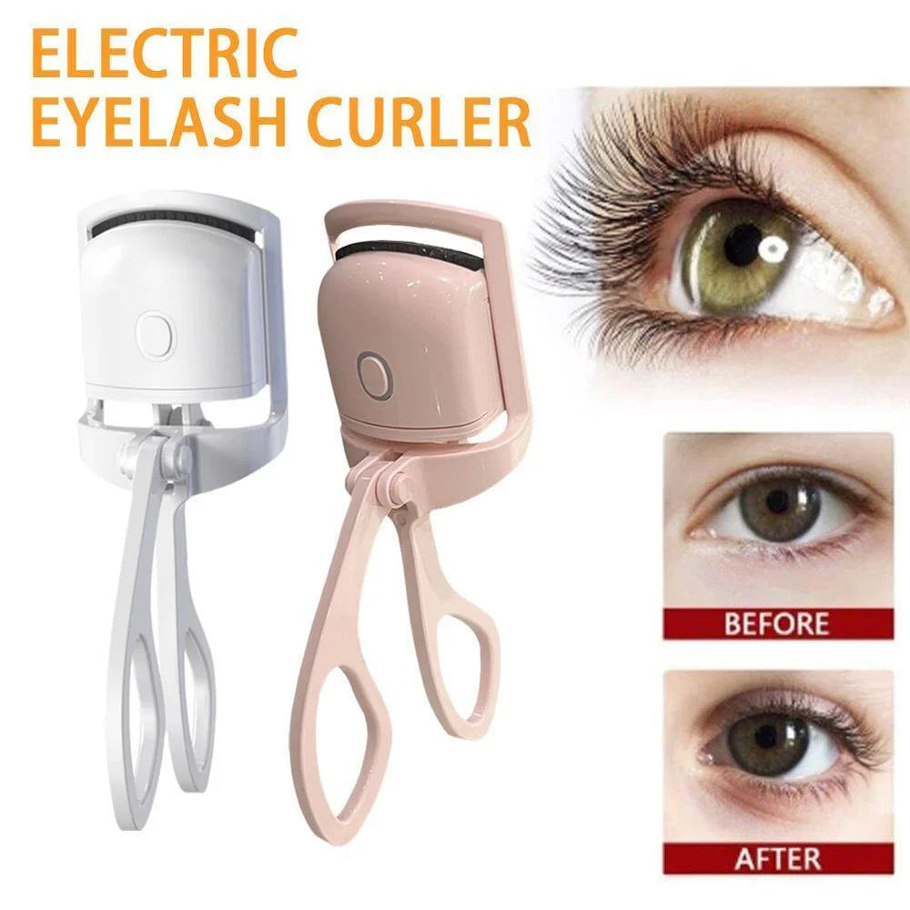 Electric Heated Eyelash Curler Rechargeable Eyelashes Curls Cosmia.pk