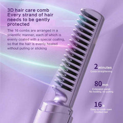 Mini 2 in 1 Professional Wireless Rechargeable Hair Straightener Cosmia.pk