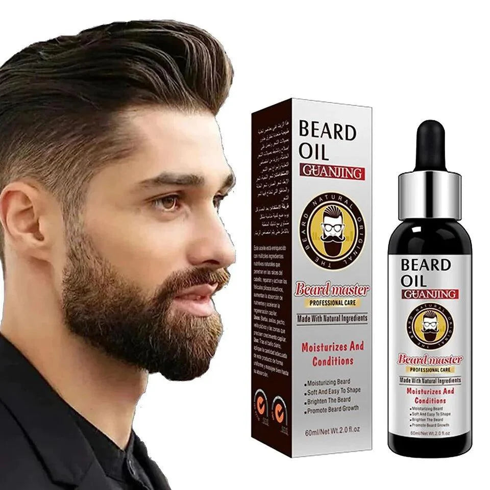 Natural Beard Growth Anti Hair Loss Beard Oil - 60ml Cosmia.pk