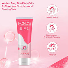 Bundle - Ponds Super Light Gel - 50G + Ponds Bright Beauty Face Wash - 50g Pond's