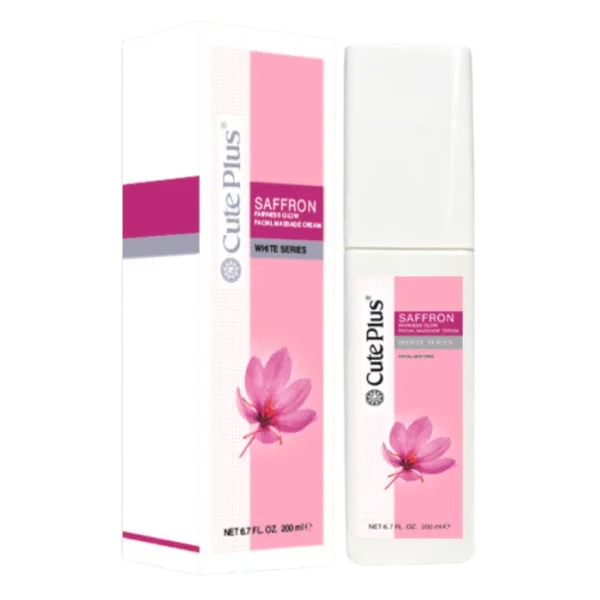 Cute Plus White Series Saffron Fairness Glow Facial Massage Cream Cute Plus