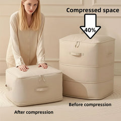 Self Compressing Storage Bag Portable Organizer for Clothes , Blankets Cosmia