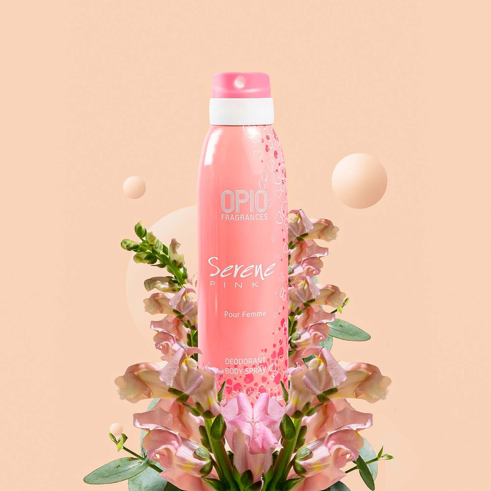 Opio Serene Pink Deodorant Body Spray for Women (200ml) Opio