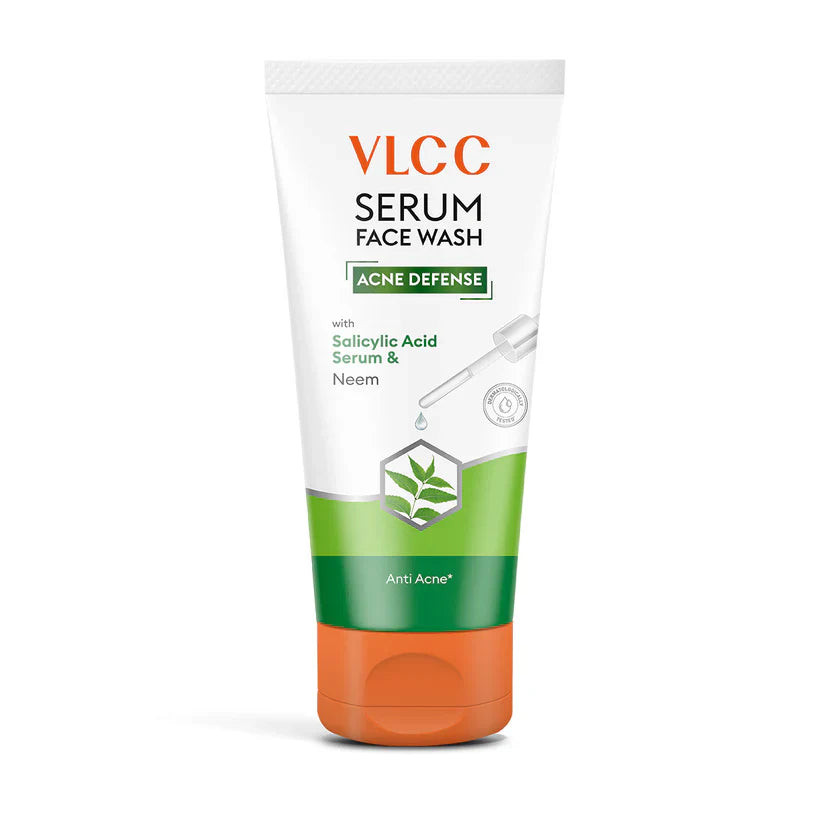 VLCC Acne Defense Serum Face Wash with Salicylic Acid Serum & Neem - 150ml VLCC