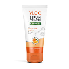 VLCC Acne Defense Serum Face Wash with Salicylic Acid Serum & Orange Peel - 150ml VLCC