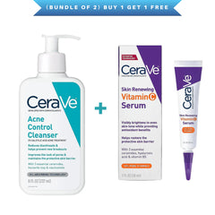 Cerave (Bundle of 2) Acne Control Cleanser + Serum CeraVe