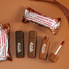 3Pcs Silky Chocolate Heng Fang Soft Matte Lipstick Heng Fang