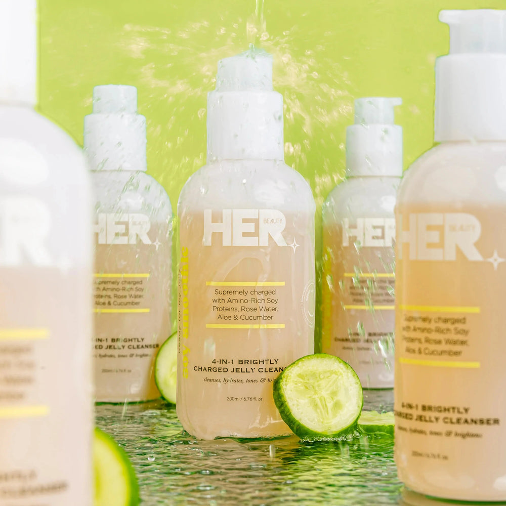 HER Beauty soy smoothie 4 in 1 Brightly Charged Jelly Cleanser 200ml HER Beauty