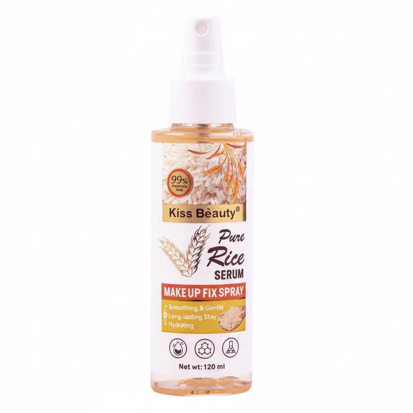 Kiss Beauty Pure Rice Serum Make Up Fix Spray - 120ml Kiss Beauty