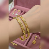 Rajwari 2Pcs Bangles Set Cosmia
