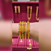 Indian Style Gold Plated Bangles Cosmia