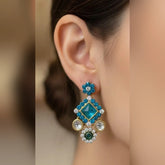 Elegant Kundan Earrings – Traditional Charm Cosmia