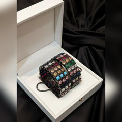 Rainbow Tide Cascade Bangles – Vibrant Flowing Elegance Cosmia