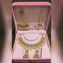 Royal Bridal Jewelry Set with Jhumki, Tikka & Jhumar Cosmia