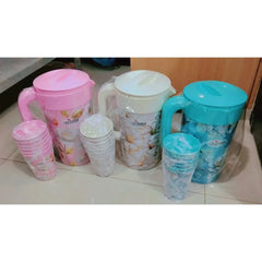 Lavenna Collection Plastic Water Jug & Glass Sets Cosmia.pk