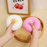 Oversized Soft Rubber Smiley Bun Squeeze Toy – Each Cosmia.pk