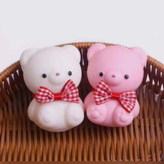 Bow Bear Squishy Toy – Each Cosmia.pk
