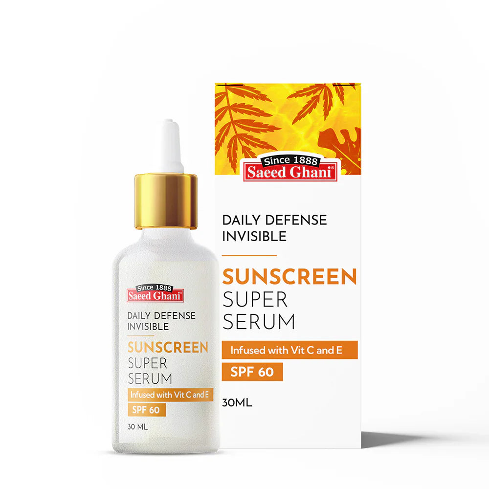 Saeed Ghani Daily Defense Invisible Sunscreen Super Serum SPF 60 – 30ml Saeed Ghani