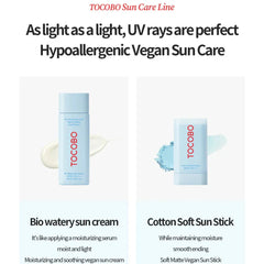 Tocobo Bio Watery Sun Cream SPF50+ 50ml - MADE IN KOREAN Tocobo