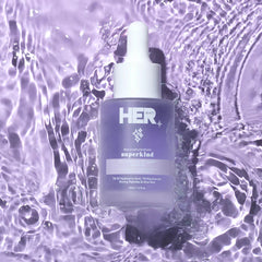 HER Beauty superkind pillowy and plumpy serum 5% Hyaluronic Acid, 1% HER Beauty