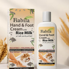 Fiabila Hand And Foot Cream With Rice Milk - 180ml Fiabila