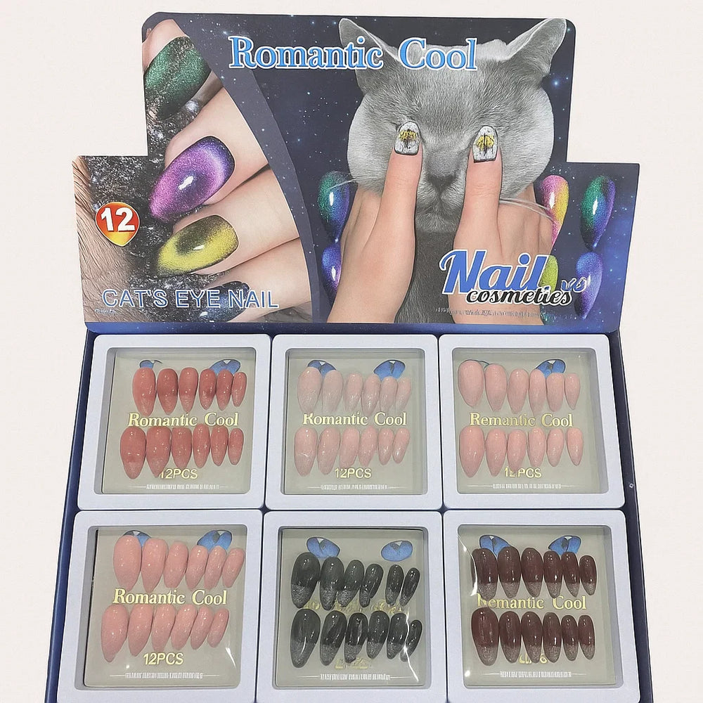 Romantic Cool Matte Color Nails Romantic