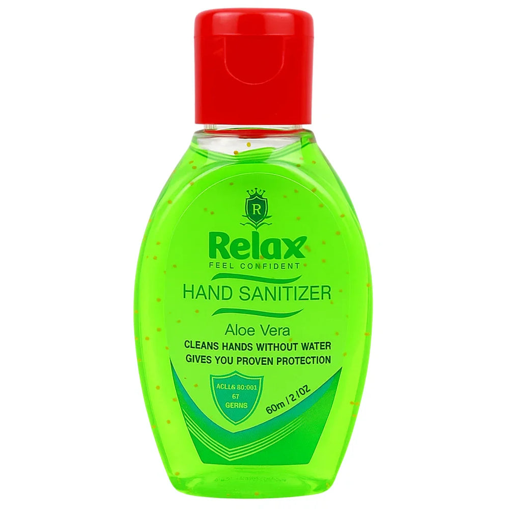 Relax Hand Sanitizer with Aloe Vera - 60ml Relax