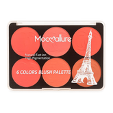 Mocallure 6-Color Blush Palette Mocallure
