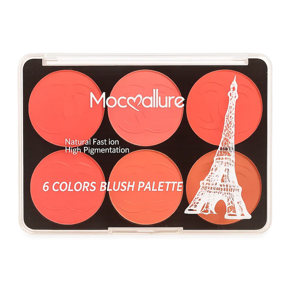 Mocallure Blush Palette - 6 Colors Mocallure