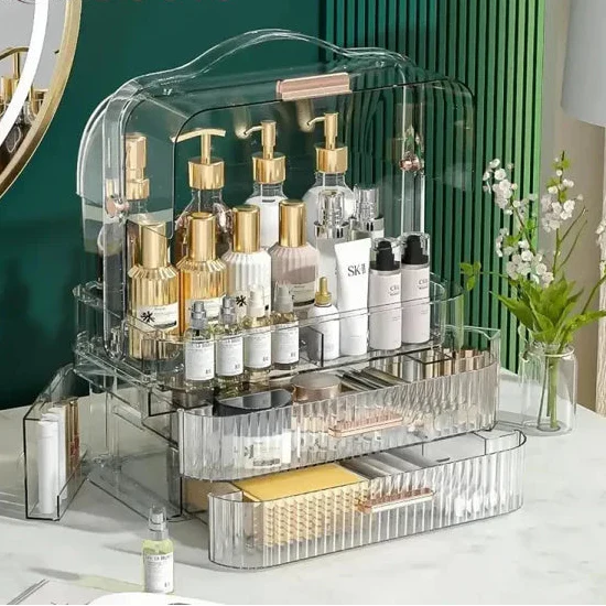 Transparent Dustproof Makeup Organizer Cosmia