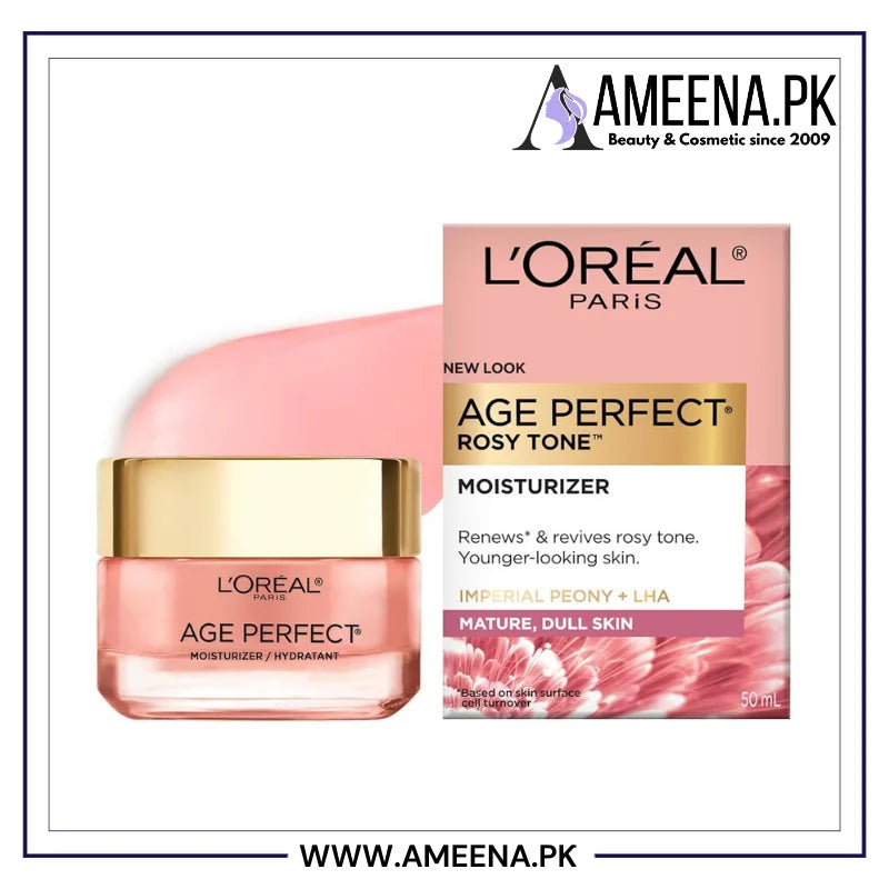 L'Oreal Paris Age Perfect Rosy Tone Anti-Aging Face Moisturizer 50ml Loreal Paris