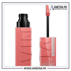 Original Maybelline Super Stay Vinyl Ink Liquid Lipstick - Charmed 105 Maybelline