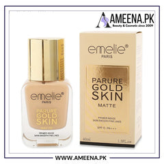 Emelie Paris Parure Gold Skin Matte Foundation - 40ml Emelie