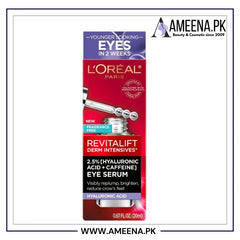 L'Oreal Paris Revitalift Derm Intensives® 2.5% Hyaluronic Acid + Caffeine Eye Serum 20ml Loreal Paris