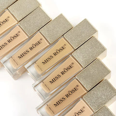 Miss Rose Luxurious Gilded Cuboid Silky Foundation - 30ml