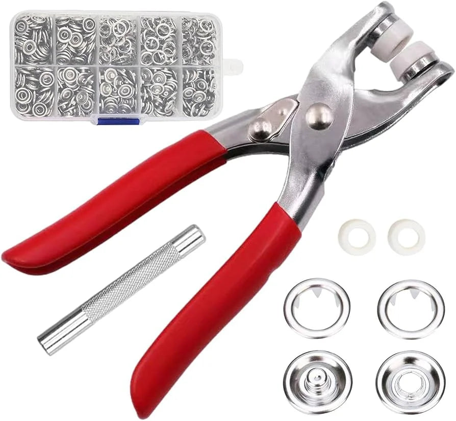 Tich button metal with lock snap buttons press plier Cosmia.pk