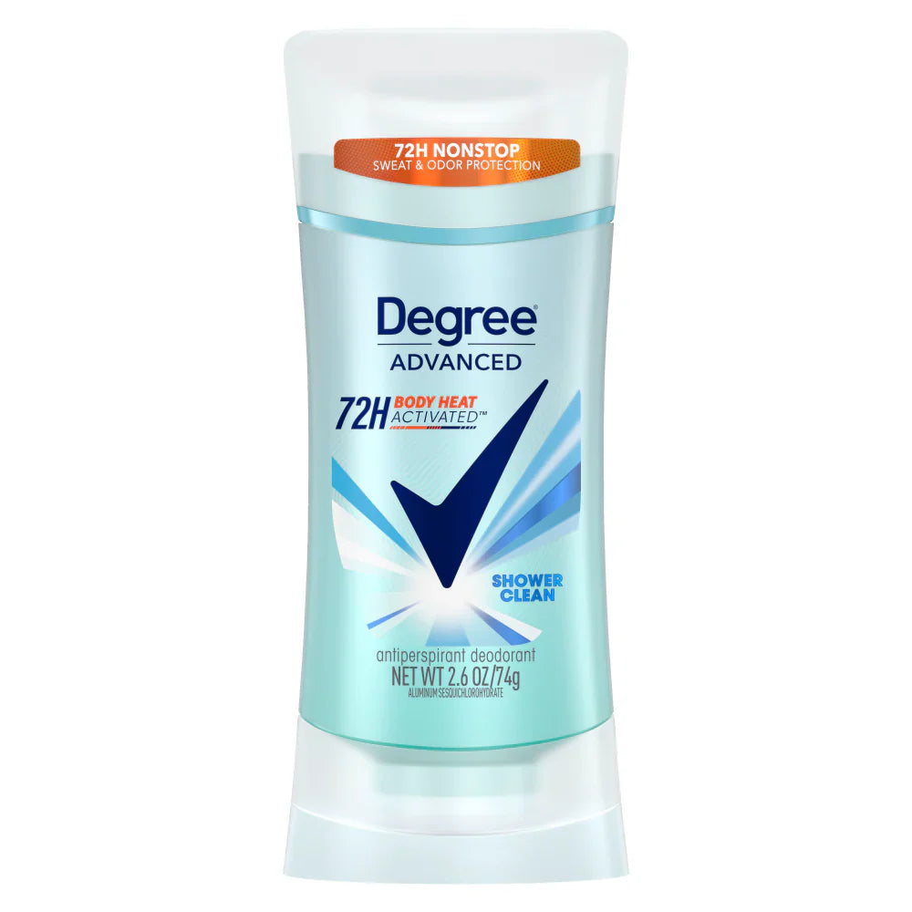 Degree Advanced Women's Deodorant Stick Shower Clean - 74g Degree