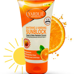 Yardlie Professional Whitening & Vanishing Sunblock - 120ml Yardlie
