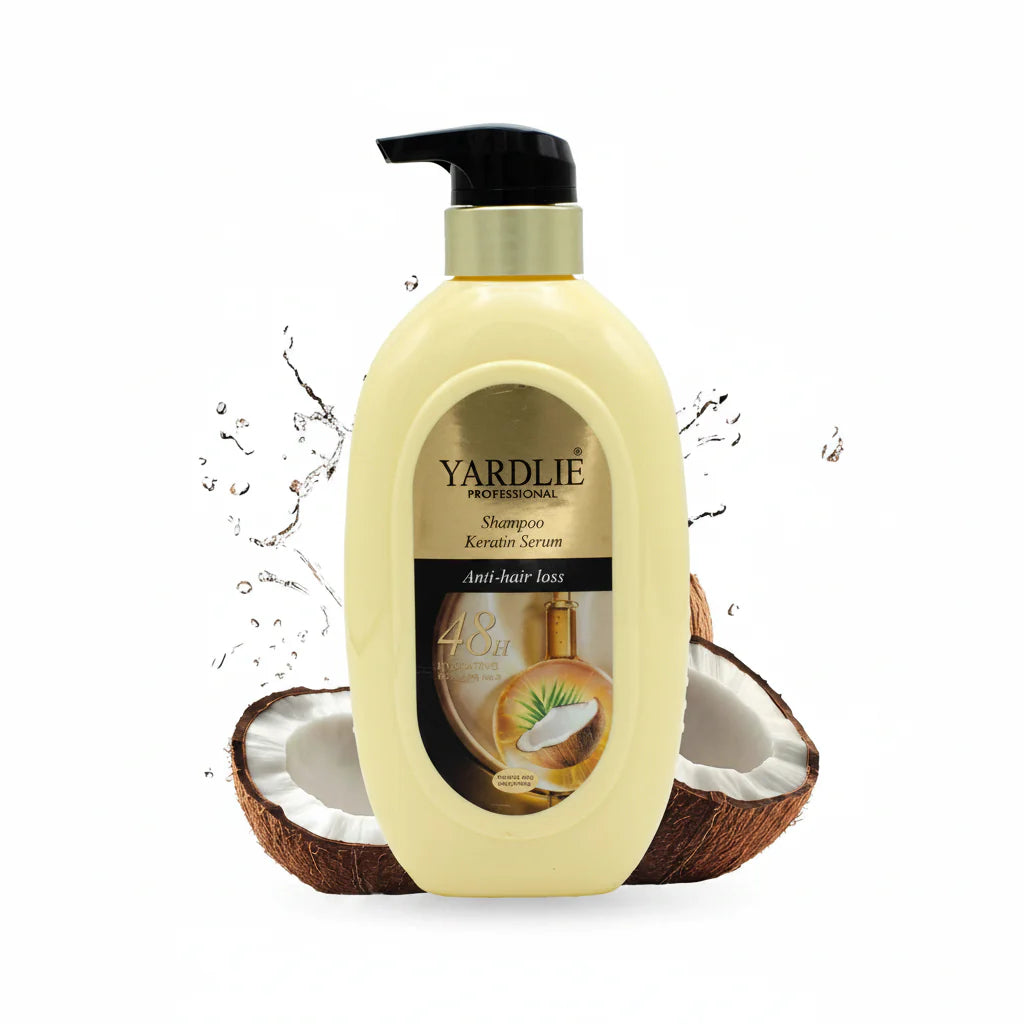 Yardlie Professional keratin serum and coconut oil Shampoo – 500 ml Yardlie