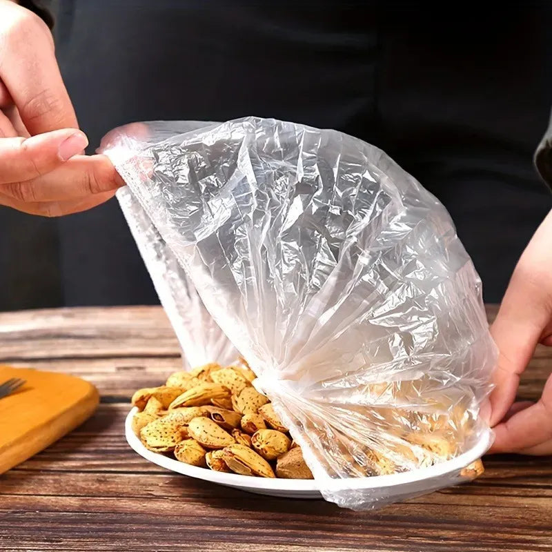 Disposable Plastic Food Cover - 100Pcs Cosmia.pk