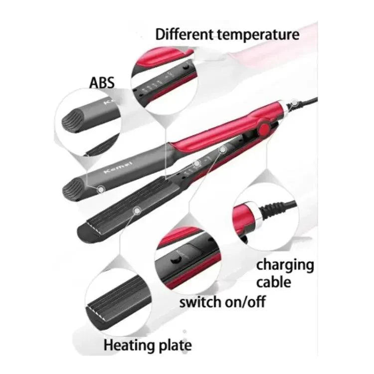 Kemei KM 533 Professional Hair Crimper Hair Waver Kemei