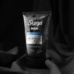 Skinza Men Deep Cleanse Charcoal & Mint Facewash - 100ml Skinza