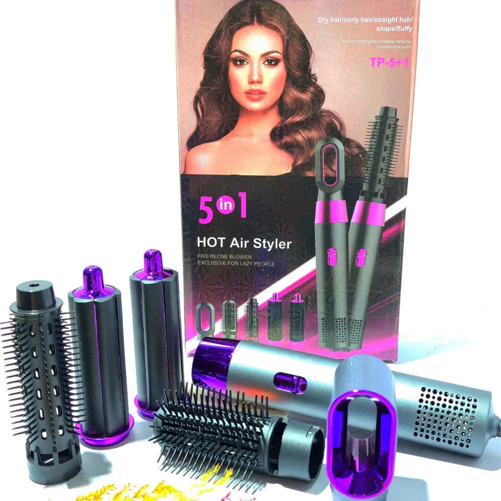 5 in 1 Hot Hair Dryer With Free Mini Spray - Limited Stock Cosmia