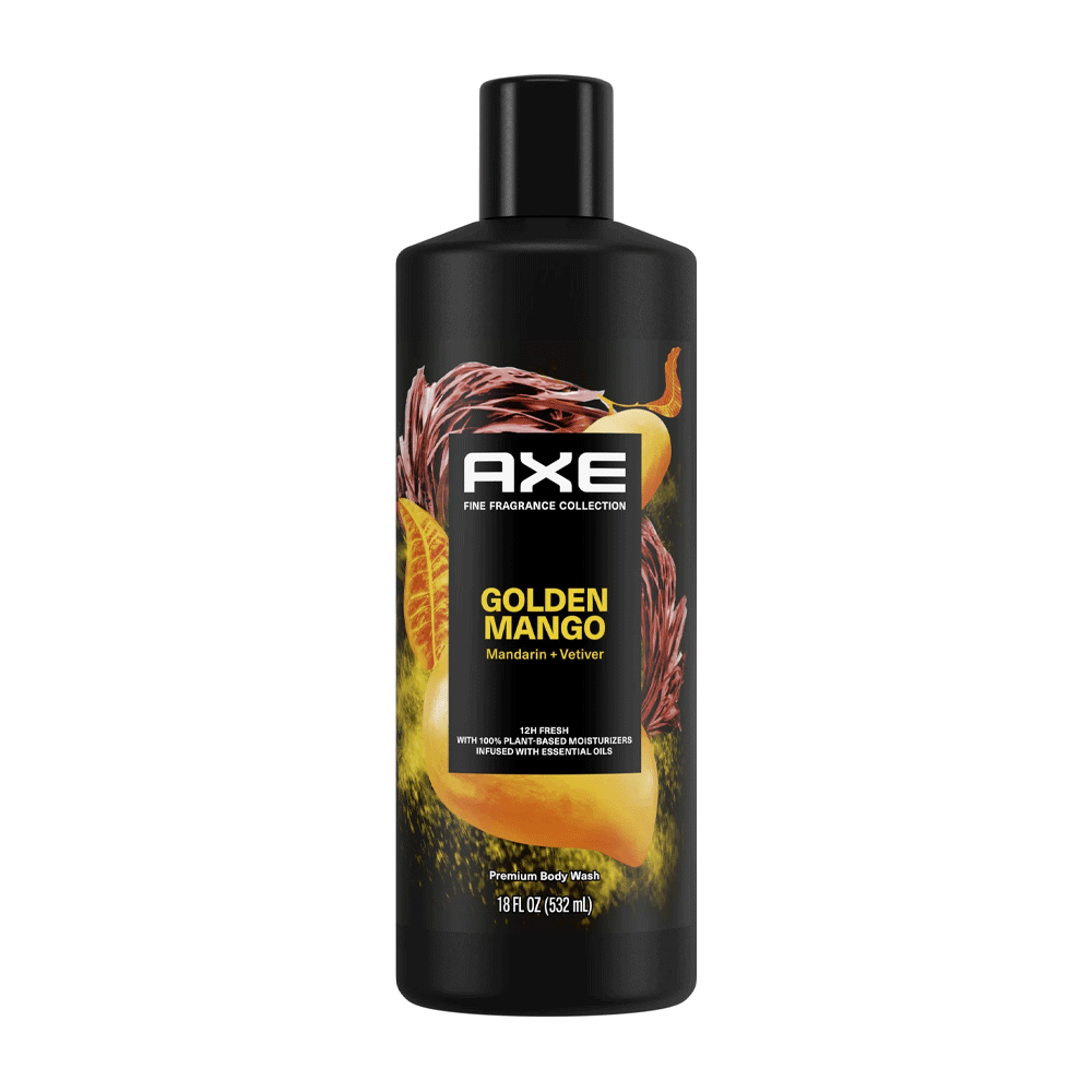 Axe Golden Mango Mandarin+vetiver Body Wash 532ml Axe